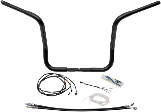 909514-B FAT BAGGERS INC. 14" black handlebar (right and left)