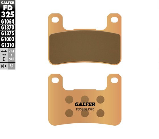 FD325G1370 GALFER street sinter brake pad