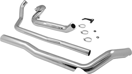 6250 COBRA chrome true dual headpipes for fl 1995-2006