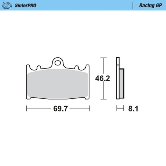 099912 MOTO-MASTER racing brake pads