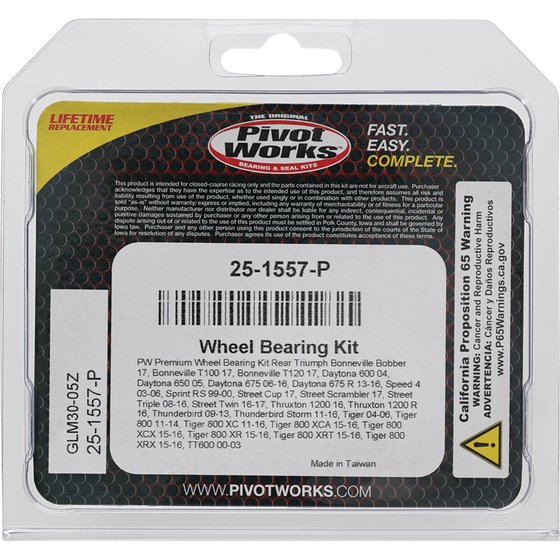 25-1557 All Balls wheel bearing kit rear