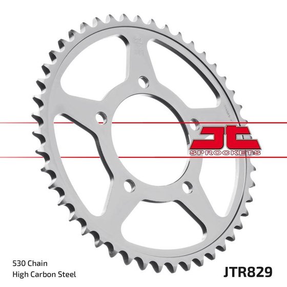 JTR829.47ZBK JT Sprockets rear steel sprocket - 47 teeth