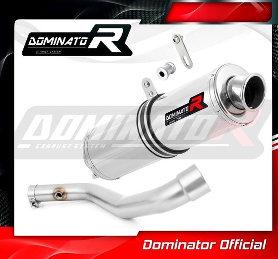 BW009DST-S Dominator exhaust silencer round