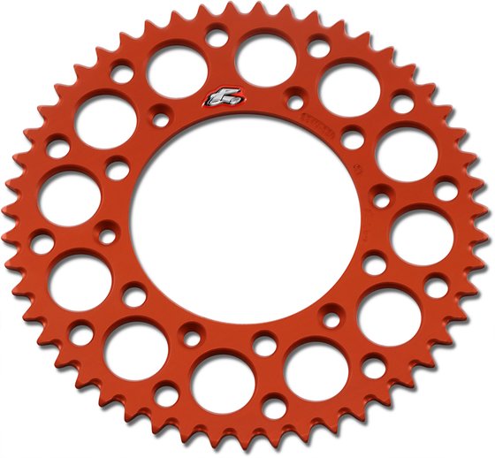 224U-520-51GPOR RENTHAL aluminum rear sprocket - 51 teeth