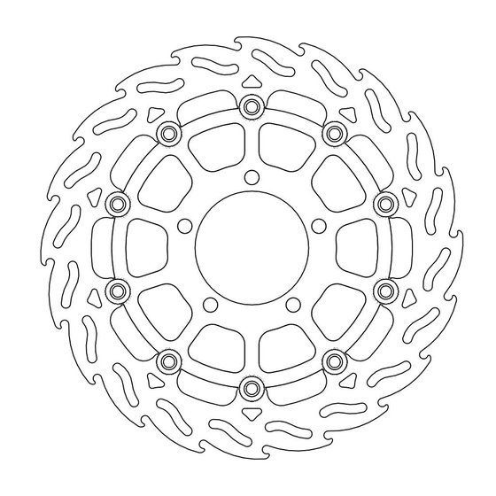 235-112048 MOTO-MASTER moto-master flame brakedisc front right kawasaki: zx10r