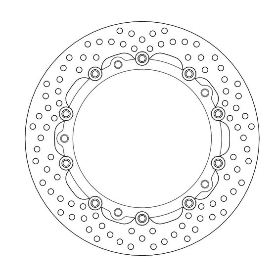 112159 MOTO-MASTER halo floating brake rotor