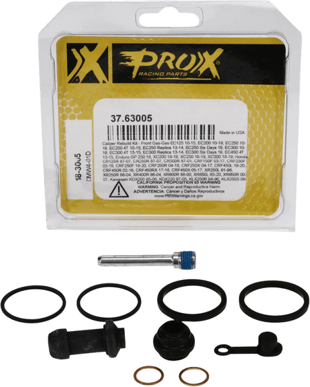 400-37-63005 ProX prox front brake caliper rebuild kit crf450r '02-23