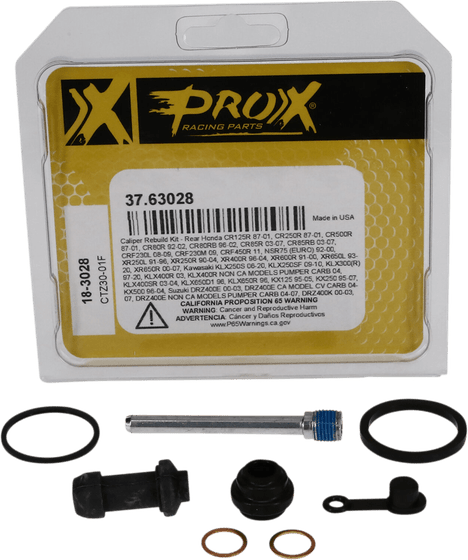 400-37-63028 ProX prox rear brake caliper rebuild kit cr125/250/500 '87-01