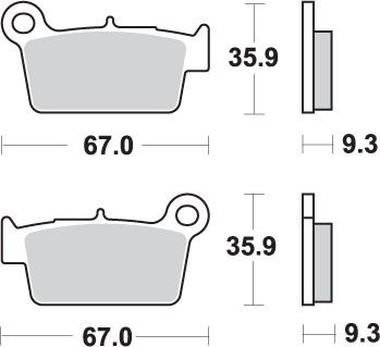 790RSI SBS brakepads racing sintered