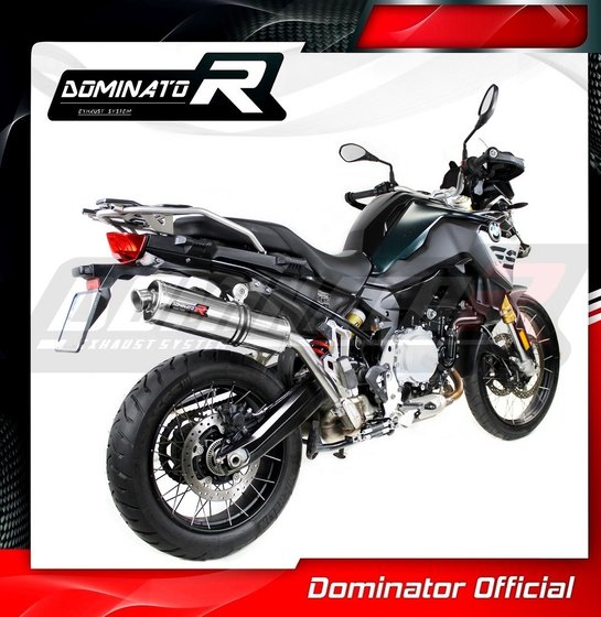 BW096DST-H Dominator homologated exhaust silencer round