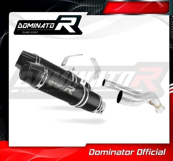 KT010DFBL-S Dominator exhaust silencer hp3 black