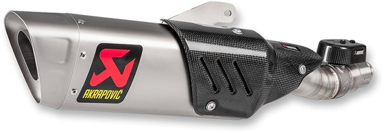 S-Y6SO12-HAPT AKRAPOVIC titanium slip-on muffler for yamaha yzf-r6 (2017)