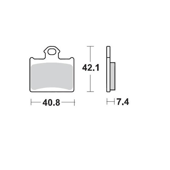 M096711 MOTO-MASTER brake pads