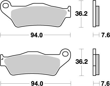 093021 MOTO-MASTER nitro offroad brake pad