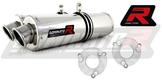 SU007DST-S Dominator exhaust silencer round