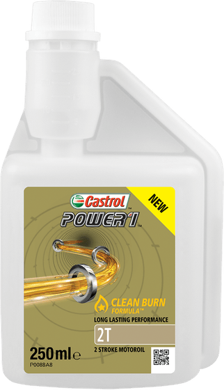 2200001-154F78 CASTROL castrol power 1 2-stroke partly synthetic lubricant (250ml)