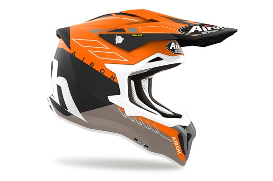 57-230133 AIROH helmet strycker skin orange matt