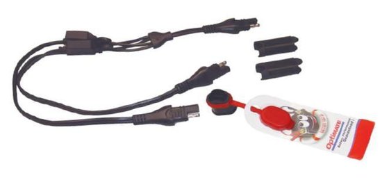 O05 TECMATE charger y-split fused cable