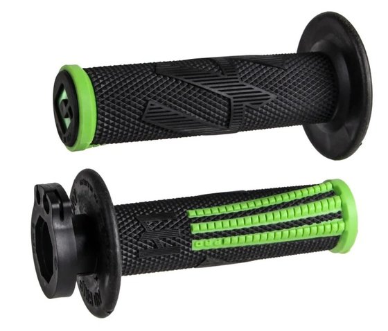 H36EPBN ODI emig pro v2 grips (green/black)