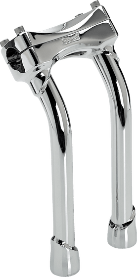 6414-105-10 BILTWELL chrome oversized murdock pullback risers (10")