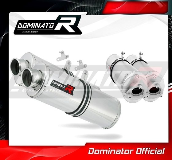 KT004DA-S Dominator exhaust silencer oval