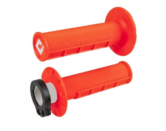 H36HWO ODI waffle mx half-grip - flo orange