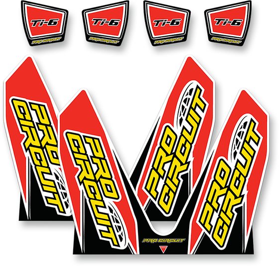 DC14TI6-CRF PRO CIRCUIT ti-6 dual exhaust sticker kit