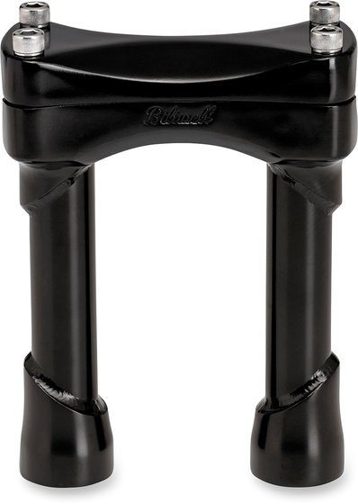 6403-201-06 BILTWELL 6" satin black steel handlebar risers