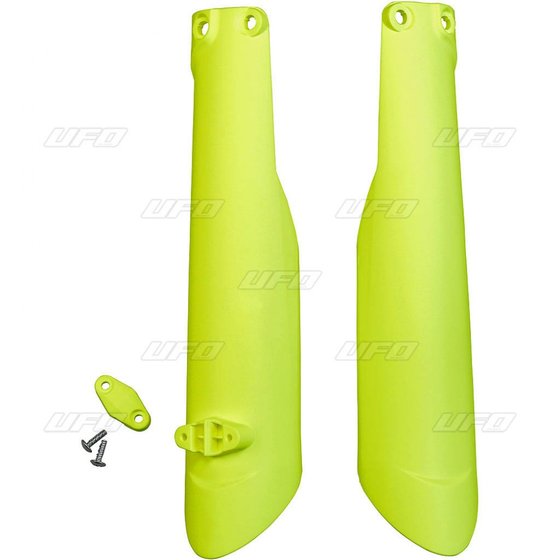 HU03361@DFLU UFO fork slider protectors - fluorescent yellow