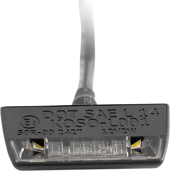 HD008000 KOSO NORTH AMERICA led license plate light (black blade)