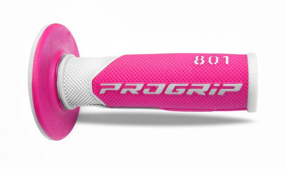 PA080100BIFX PRO GRIP double density offroad grips - white/fluo pink