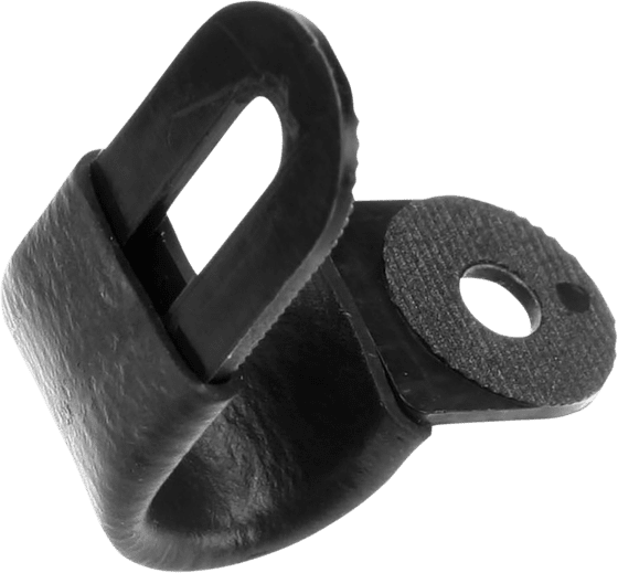 MV1515-5 TRW black brake hose with attachment clamp