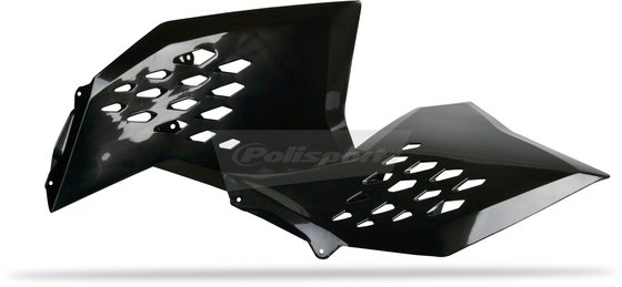 8428200001 POLISPORT black radiator covers for sx/sxf 07-10