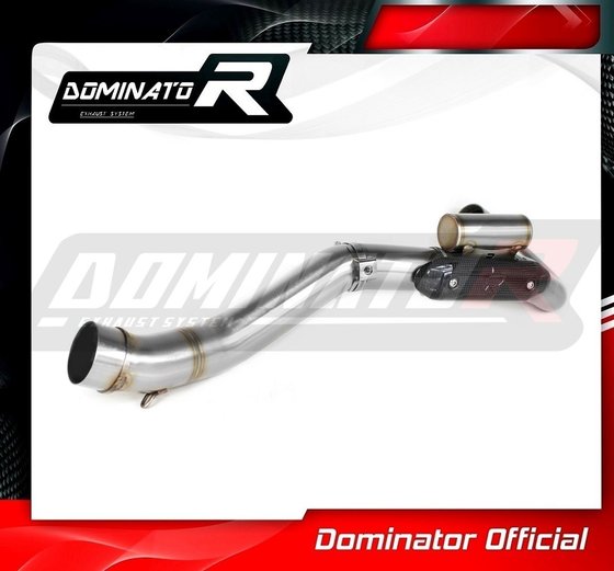 KT044DH Dominator exhaust header pipe with powerbomb