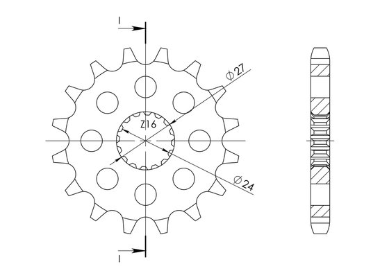 22900-17 Supersprox front sprocket 423.17