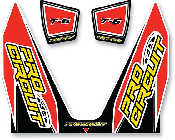 DC14T6 PRO CIRCUIT t-6 exhaust sticker kit