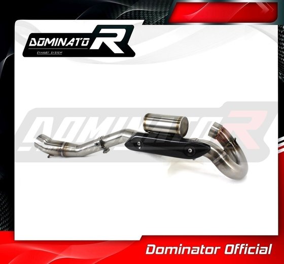 KT019DH Dominator exhaust header pipe with powerbomb