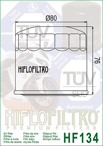 20-HF134 Hiflofiltro "hiflo" alyvos filtras hf134