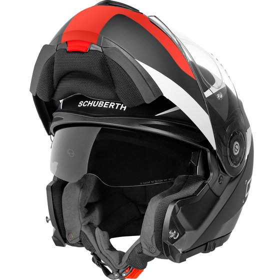 Schuberth c3 pro sestante red matt