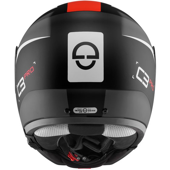 Schuberth c3 pro sestante red matt