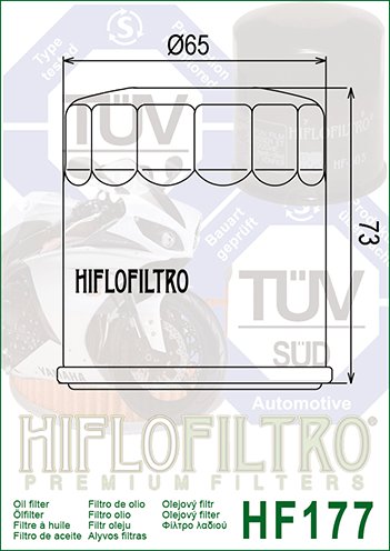 20-HF177 Hiflofiltro alyvos filtras