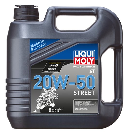 LIQUI MOLY 4t 20w-50 mineralinė variklinė alyva - 4l