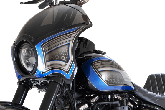 ARLEN NESS dūmų skydo aptakų rinkinys harley davidson