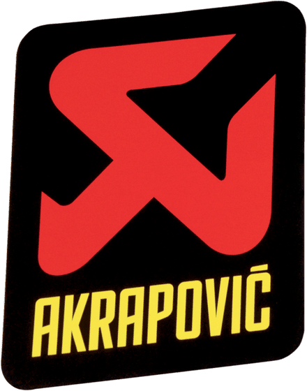 AKRAPOVIC akrapovic logotipas lipdukas vertikalus 60mm