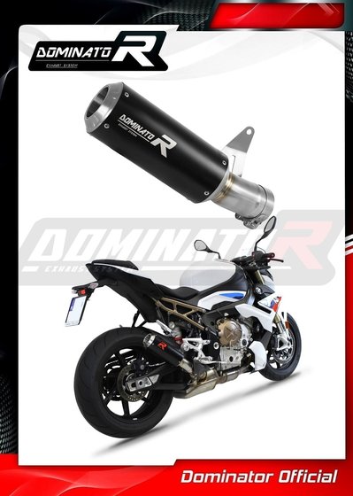 BW102DCBL-S Dominator exhaust silencer gp black