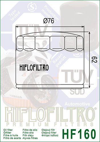 20-HF160 Hiflofiltro "hiflo" alyvos filtras hf160