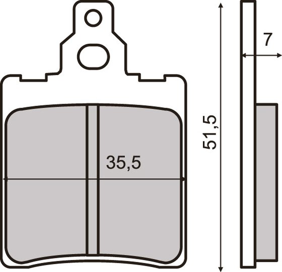 IP34622 101 OCTANE galinės stabdžių trinkelės