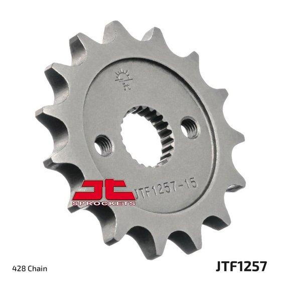 JTF1257 JT Sprockets plieninė priekinė žvaigždutė