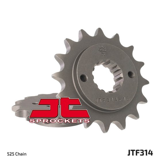 34816JT JT Sprockets priekinė žvaigždutė 16 dantukų žingsniu 525 jtf31416