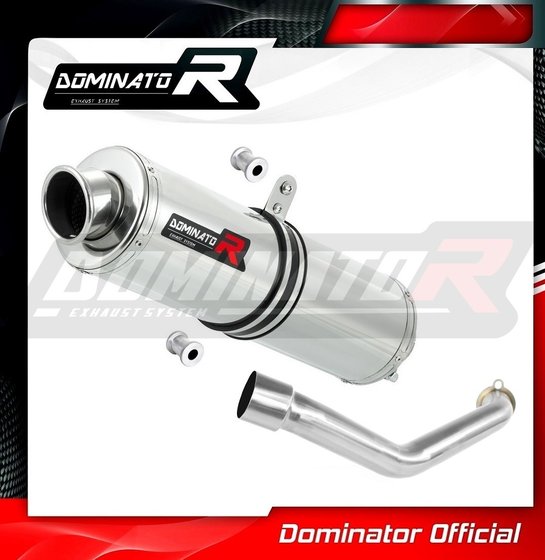 SU048DST-S Dominator exhaust silencer round